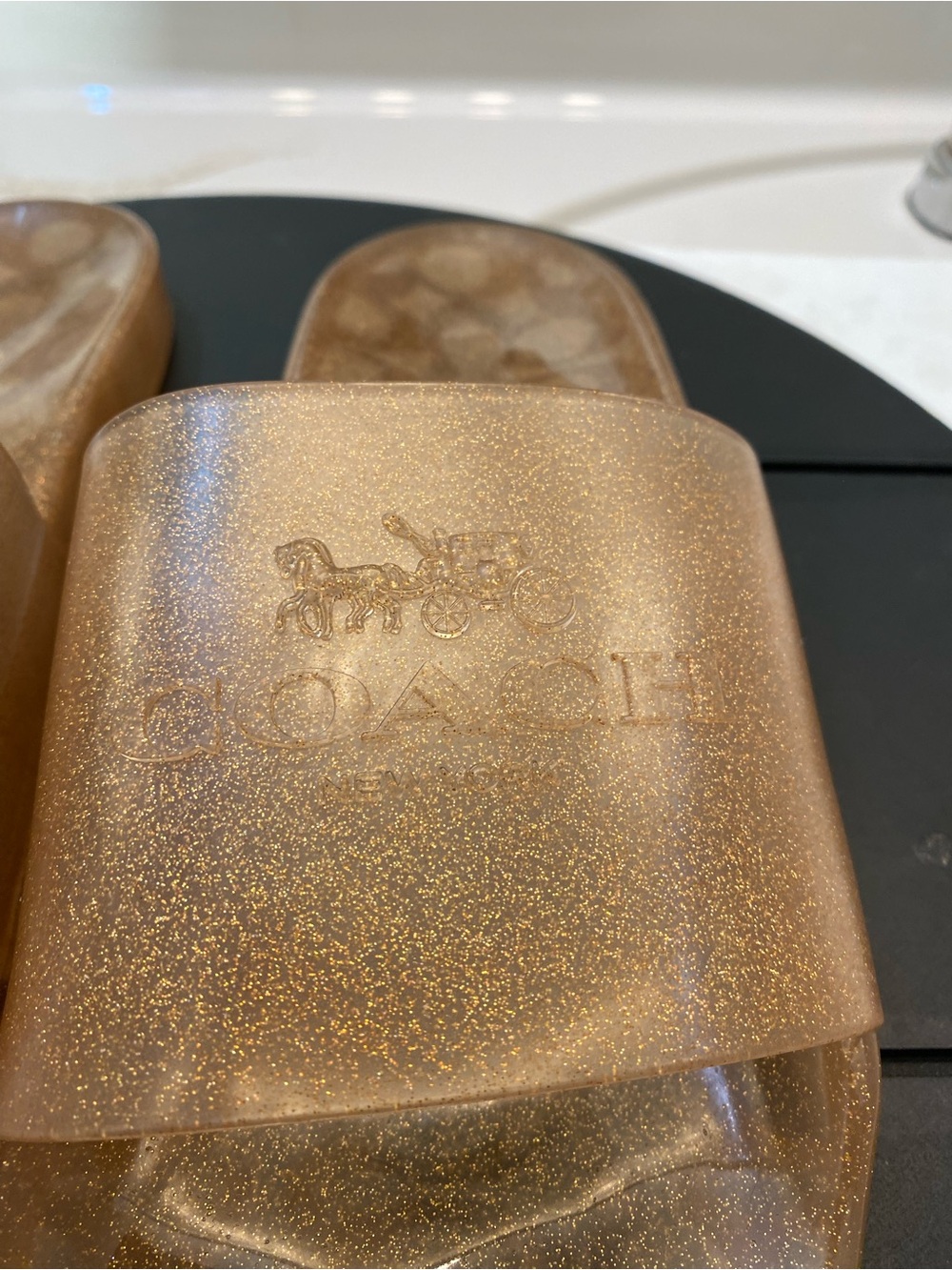 Coach Ulyssa Slide Women’s jelly Sandals Size 11, excellent condition clean - Picture 2 of 8